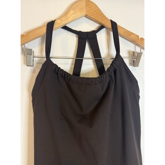 prAna Women's Small Brown Racer back Quinn Dress Built-in shelf bra Stretchy - Picture 2 of 9